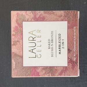 Laura Geller baked blush & bronze marblized, 2in1 tropical bronze natural finish